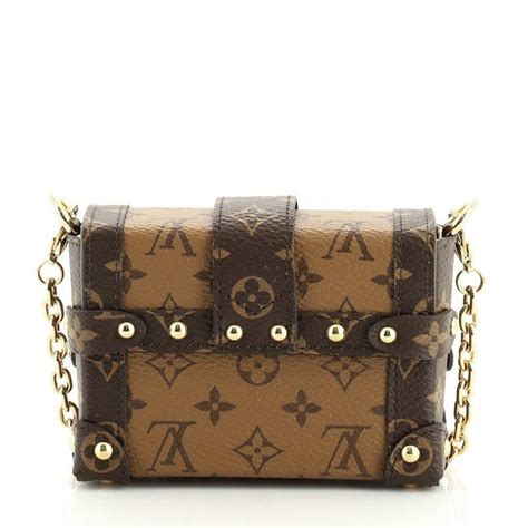 louis vuitton side trunk reverse monogram|louis vuitton reverse monogram strap.